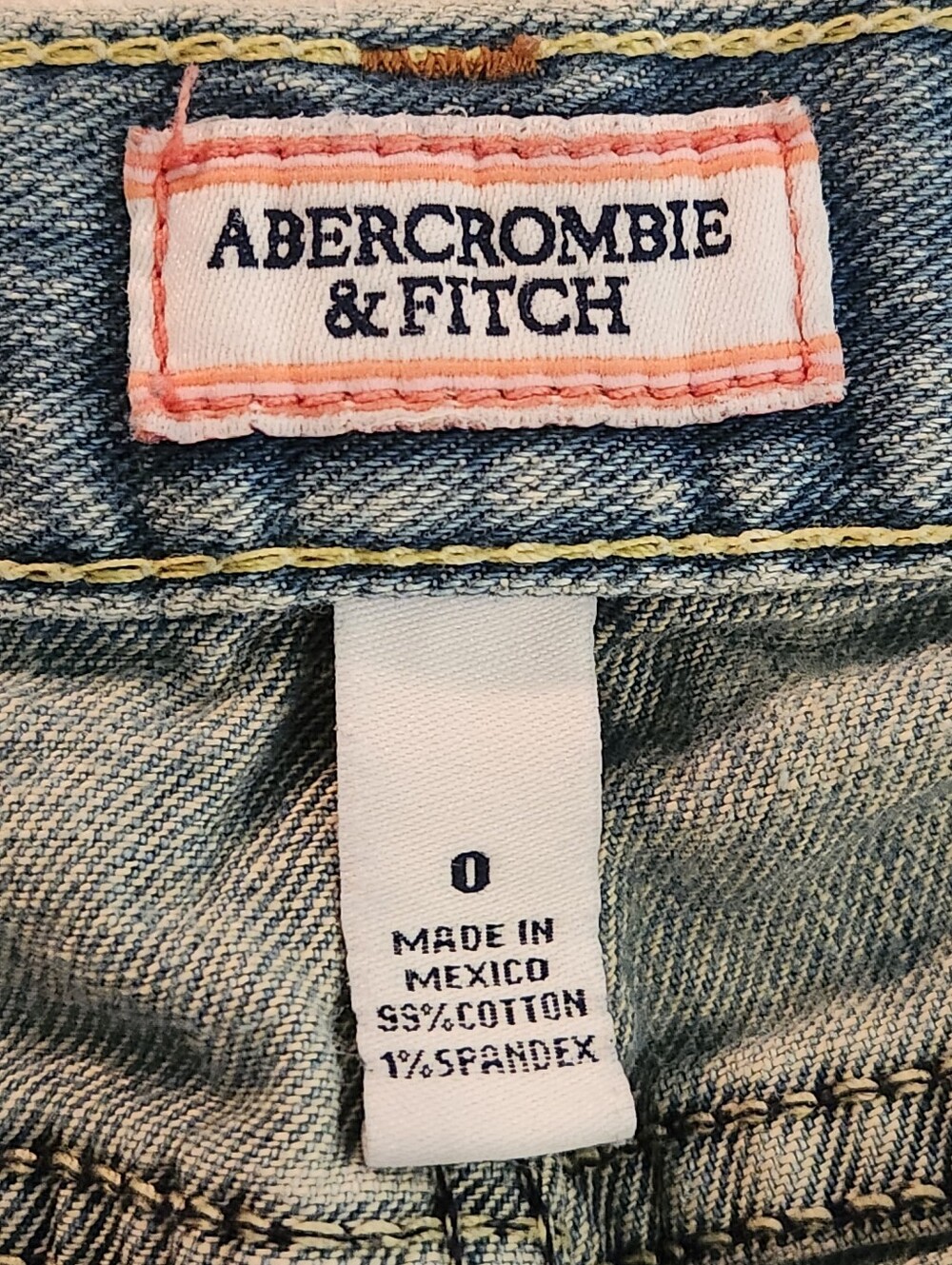 Abercrombie & Fitch Denim Ankle Cropped Style Jeans with Pink Label - Picture 3 of 7